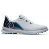 Footjoy Fuel Sport Golf Shoes - White/Navy