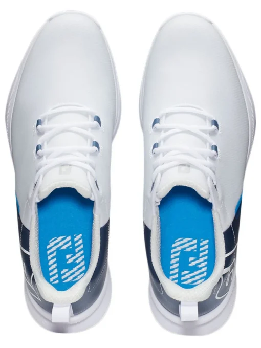 Footjoy Fuel Sport Golf Shoes - White/Navy