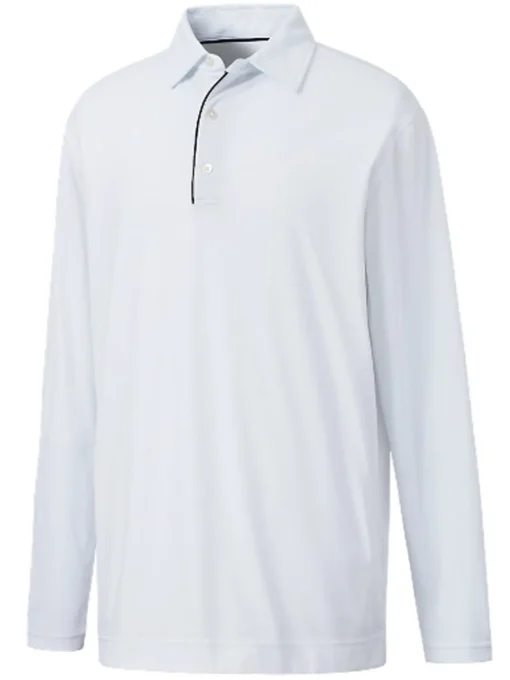 Footjoy Long Sleeve Sun Protection Polo - White
