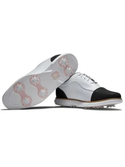 Footjoy Women'S Fj Traditions '22 Golf Shoes - White/Black