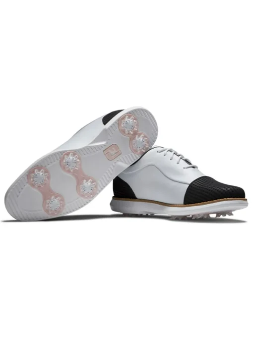 Footjoy Women'S Fj Traditions '22 Golf Shoes - White/Black