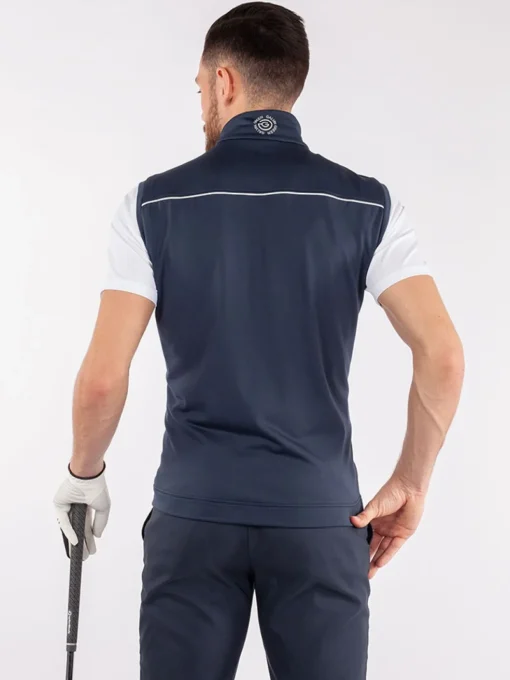 Galvin Green Davon Insula Vest - Navy/White