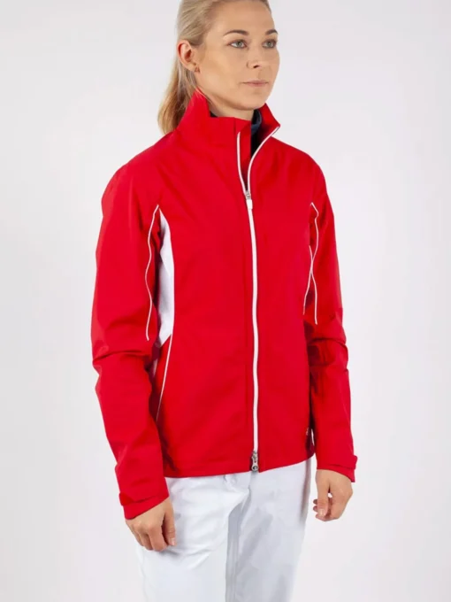 Galvin Green Women'S Aila Gore-Tex Paclite Rain Jacket - Red/White