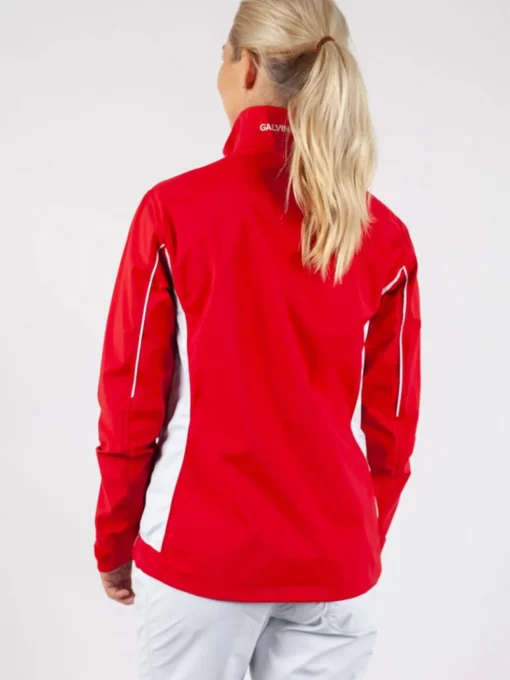 Galvin Green Women'S Aila Gore-Tex Paclite Rain Jacket - Red/White