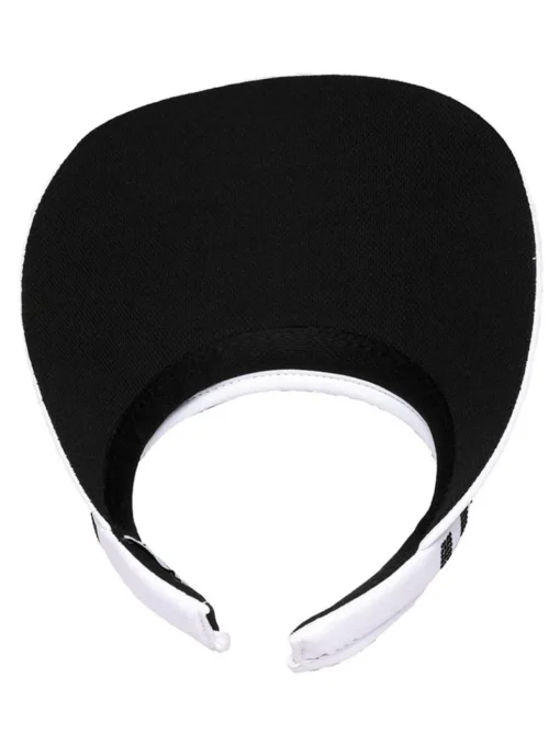 Glove It Bling Crystal Square Clip Visor - White