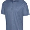Greg Norman Ml75 Microlux Jacks Print Polo - Navy