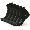 Meikan 5 Pack Quarter Cut Repreve Performance Sports Socks
