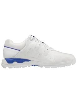 Mizuno Wave Hazard Pro Golf Shoes - White/Blue