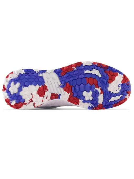 New Balance Fresh Foam Contend Sl (2E) Golf Shoes - White/Blue/Red