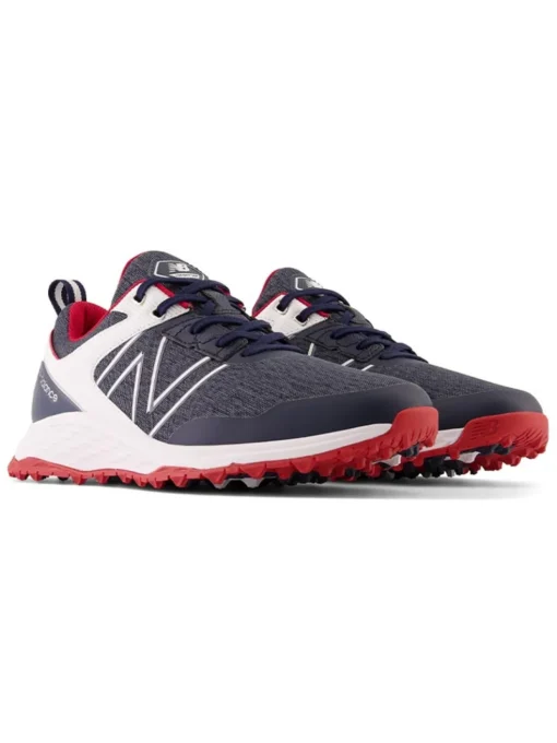 New Balance Fresh Foam Contend Sl (2E) Golf Shoes - Navy/Red
