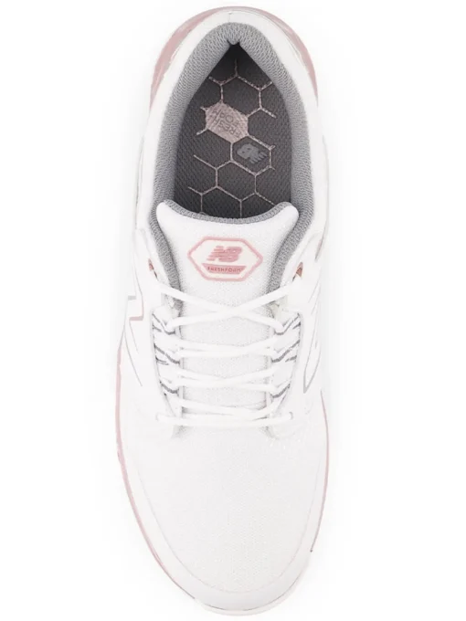 New Balance Women'S Fresh Foam Links Sl V2 Golf Shoes - White/Rose Gold