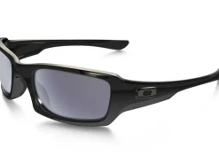 Oakley Fives Squared Sunglasses - Polished Black W/ Grey