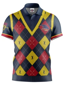 Official Afl Fairway Golf Polo Shirt - Adelaide Crows