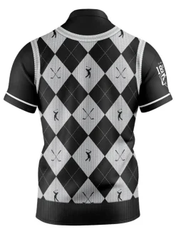 Official Afl Fairway Golf Polo Shirt - Collingwood Magpies