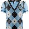 Official Nrl Fairway Golf Polo Shirt - Cronulla Sharks
