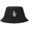 Original Penguin Golf Railroad Stripe Reversible Bucket Hat