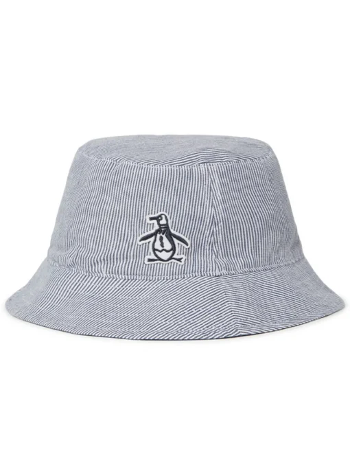 Original Penguin Golf Railroad Stripe Reversible Bucket Hat