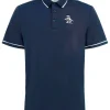 Original Penguin Heritage Oversized Pete Golf Polo - Black Iris