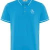 Original Penguin Heritage Oversized Pete Golf Polo - Mediterranean Blue