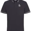 Original Penguin Heritage Oversized Pete Golf Polo - Caviar