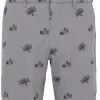 Original Penguin Karaoke Print 8-Inch Golf Shorts - Dark Caviar Heather