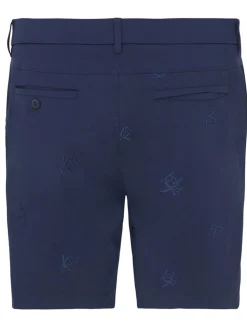 Original Penguin Pete Embroidered Golf Shorts - Black Iris