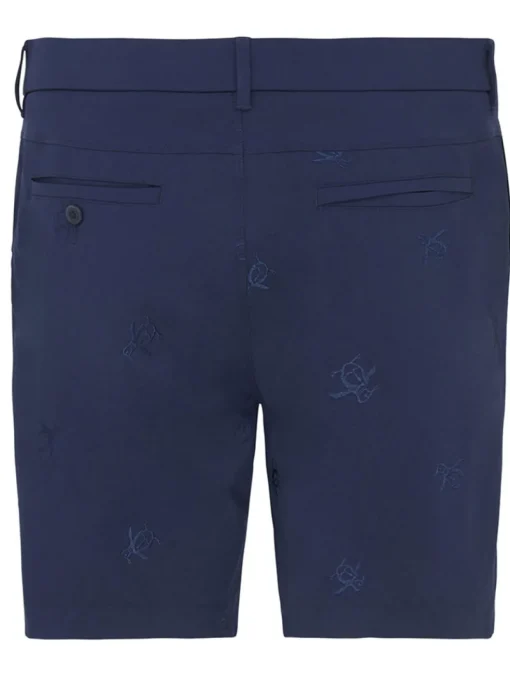 Original Penguin Pete Embroidered Golf Shorts - Black Iris