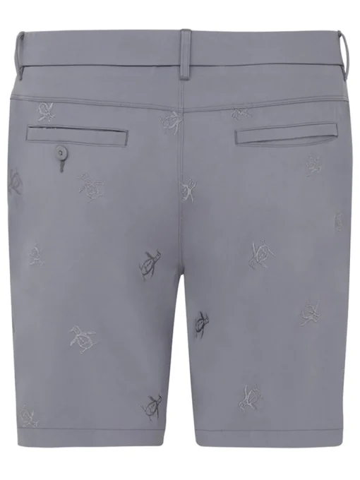 Original Penguin Pete Embroidered Golf Shorts - Quiet Shade