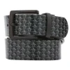Original Penguin Reversible All Over Pete Printed Belt - Caviar