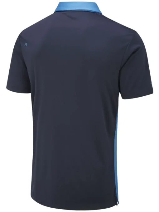 Ping Morten Tailored Fit Polo - Danube/Navy Multi
