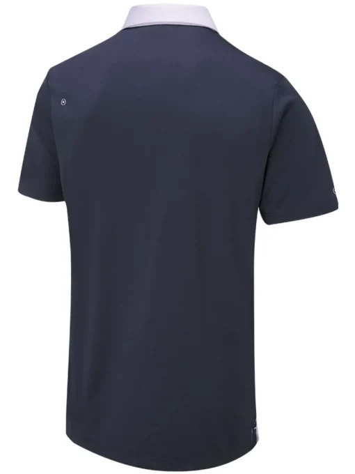 Ping Morten Tailored Fit Polo - Cool Lilac/Navy Multi