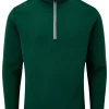 Ping Ramsey 1/2 Zip Ribbed Fleece - Pine