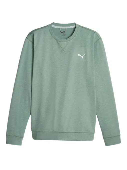 Puma Cloudspun Heather Golf Sweatshirt - Eucalyptus Heather
