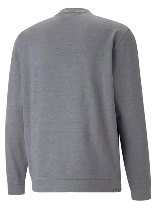 Puma Cloudspun Heather Golf Sweatshirt - Quiet Shade Heather