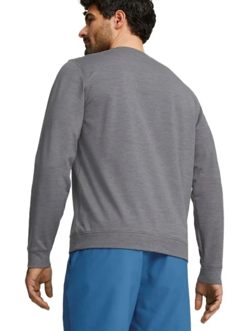 Puma Cloudspun Heather Golf Sweatshirt - Quiet Shade Heather