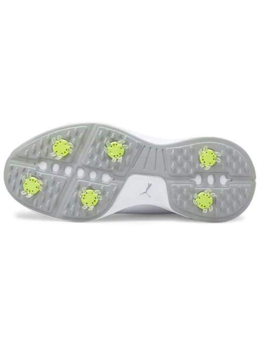 Puma Fusion Fx Wide Golf Shoes - Puma White/Puma Silver/High Rise