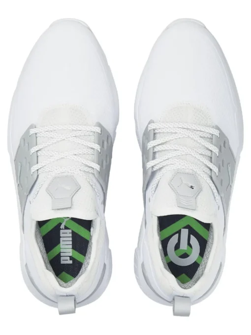 Puma Ignite Articulate Wide Golf Shoes - Puma White/High Rise