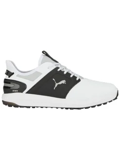 Puma Ignite Elevate Wide Golf Shoes - Puma White/Puma Black
