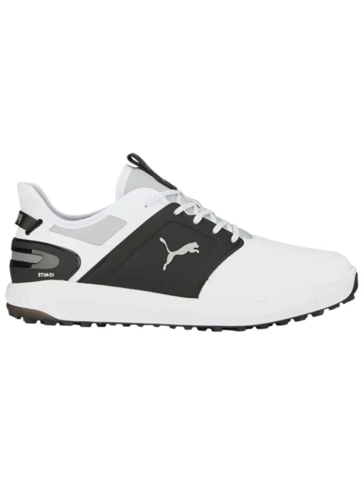 Puma Ignite Elevate Wide Golf Shoes - Puma White/Puma Black