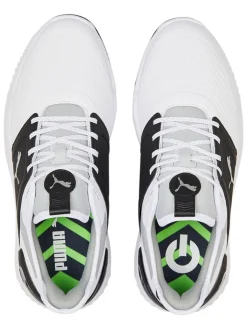 Puma Ignite Elevate Wide Golf Shoes - Puma White/Puma Black