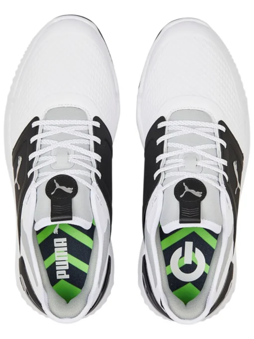 Puma Ignite Elevate Wide Golf Shoes - Puma White/Puma Black