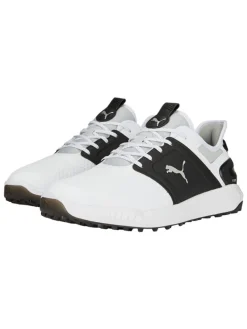 Puma Ignite Elevate Wide Golf Shoes - Puma White/Puma Black