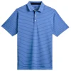 Puma Jr Boy'S Mattr Tucker Golf Polo - Festive Blue/White Glow
