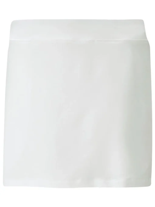 Puma Jr Girls Knit Golf Skort - Bright White