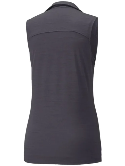 Puma Women'S Cloudspun Coast Sleeveless Golf Polo - Navy Blazer