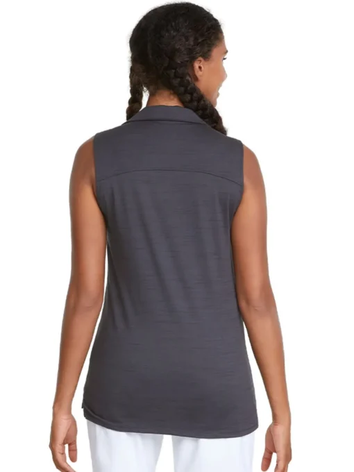 Puma Women'S Cloudspun Coast Sleeveless Golf Polo - Navy Blazer
