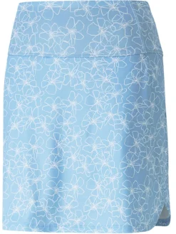 Puma Women'S Pwrmesh Island Flower Skort - Day Dream/Bright White