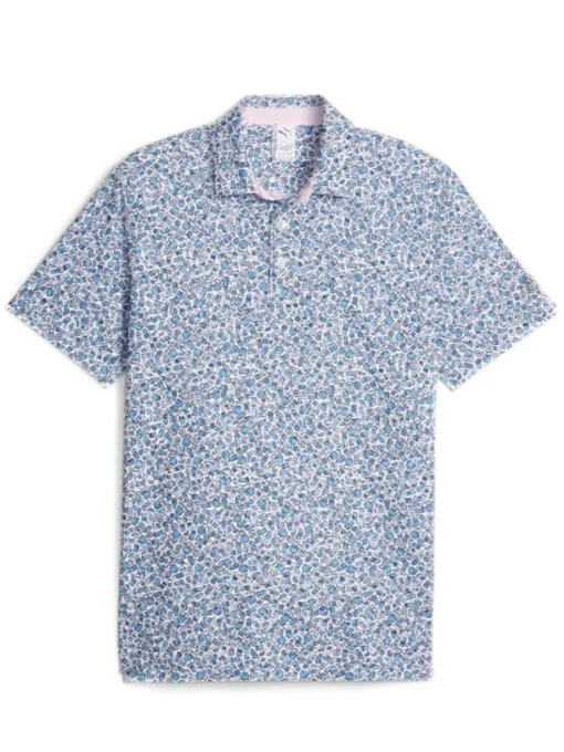 Puma X Arnold Mixer Polo - White Glow/Ash Grey