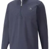 Puma X Arnold Palmer Cloudspun Castle Quarter-Zip - Navy Blazer Heather