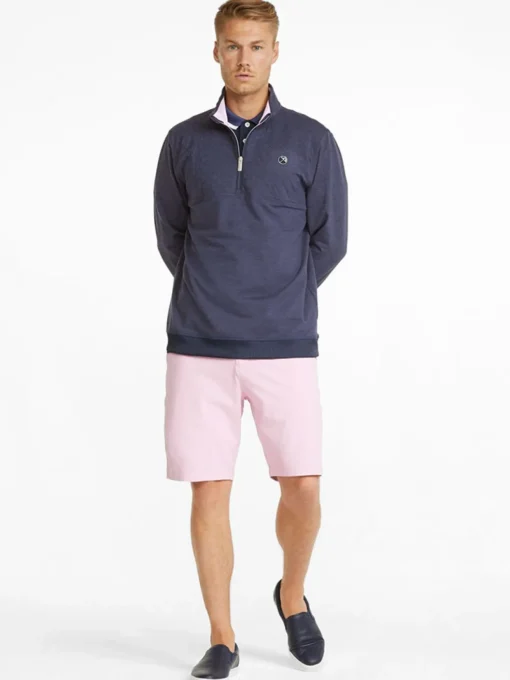 Puma X Arnold Palmer Cloudspun Castle Quarter-Zip - Navy Blazer Heather